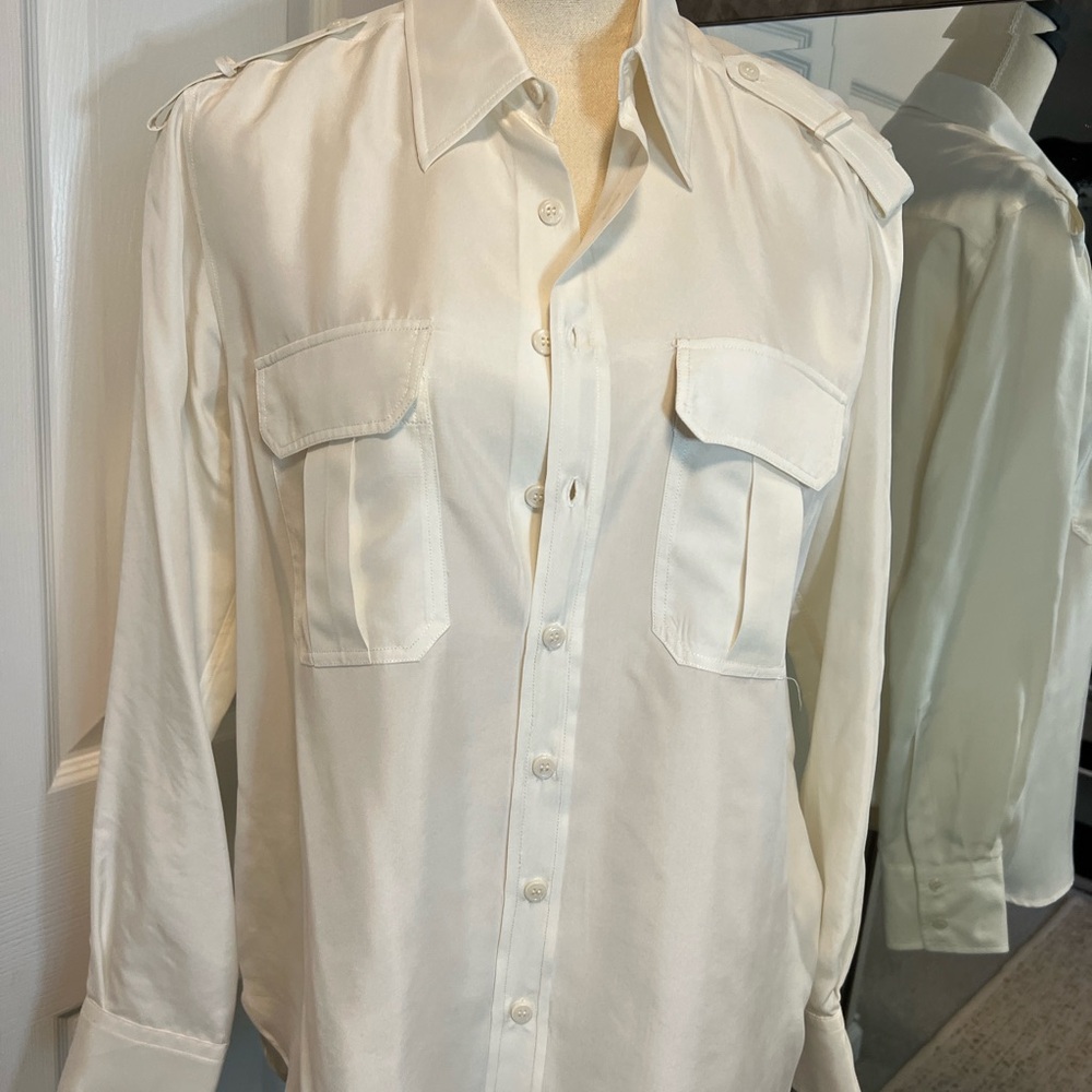 Zara Elegant Ivory Blouse